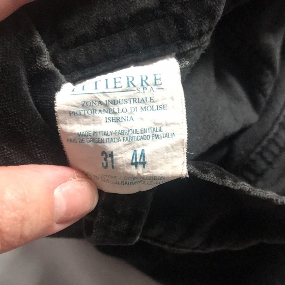 Versace Couture black velvet pants - Picture 4 of 11